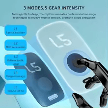 Electric Body Vibration Fascia Ring Fitness Massage Ring Body Shaping Massager