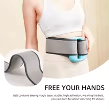 Electric Body Vibration Fascia Ring Fitness Massage Ring Body Shaping Massager