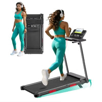 Treadmills with Handle Bar, Walking Pad with Incline for Home Small, Portable Treadmills for Home