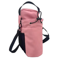 Orange Strong Magnetic Gym Water Bottle Bag - Magnet & RFID Safe Waterproof Pouch