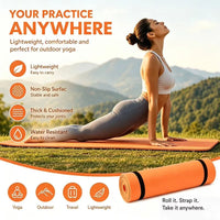 180x50cm Non-slip Pilates Yoga Mat Thick Portable Travel Fitness Exercise Pad For Exercise Yoga And Pilates Gymnastics