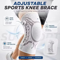 Smart Knob Knee Brace Patella Gel Pad Lateral Stabilizer Compression Support