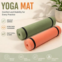 180x50cm Non-slip Pilates Yoga Mat Thick Portable Travel Fitness Exercise Pad For Exercise Yoga And Pilates Gymnastics